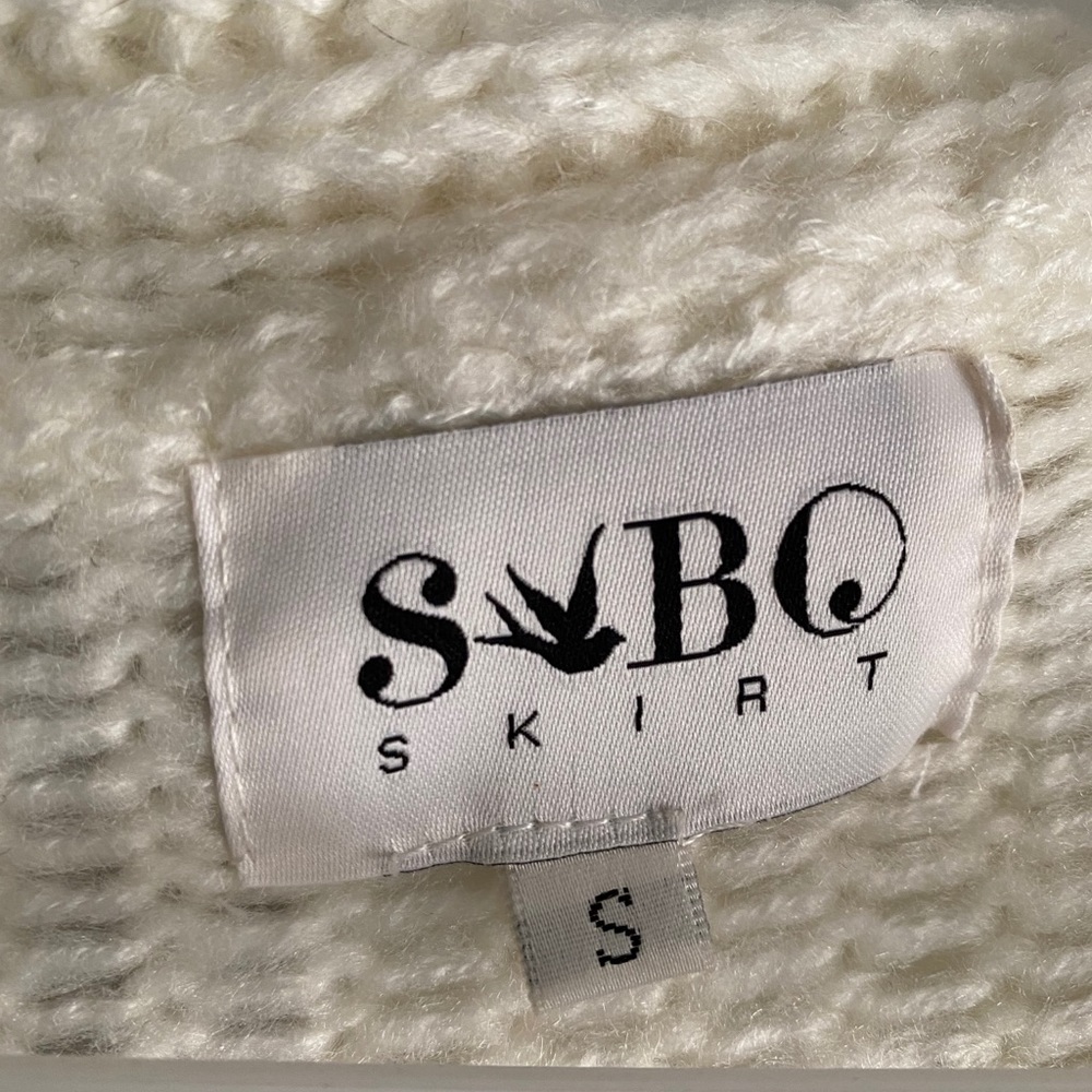 Off white sabo skirt cardigan knit